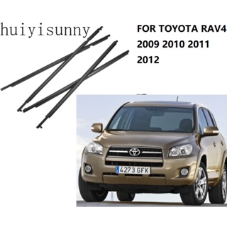 Hys แถบซีลหน้าต่างรถยนต์ สําหรับ Toyota RAV4 2009-2012 4 ชิ้น