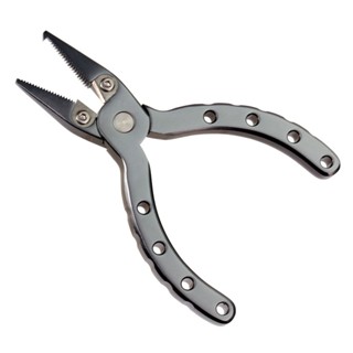 Mini Portable Aluminum Alloy Fishing Pliers Braid Cutter Split Ring Pliers