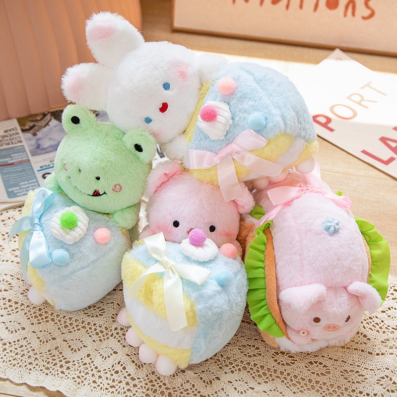หมอนตุ๊กตานุ่ม-รูปการ์ตูนกบ-กระต่าย-หมู-เบอร์เกอร์-หมูน่ารัก-ขนาด-20-ซม-ของขวัญวันเกิด-สําหรับเด็กผู้หญิง
