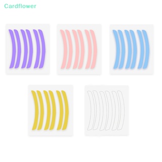 &lt;Cardflower&gt; แผ่นริบบิ้นซิลิโคน ใช้ซ้ําได้ สําหรับต่อขนตา 6 คู่