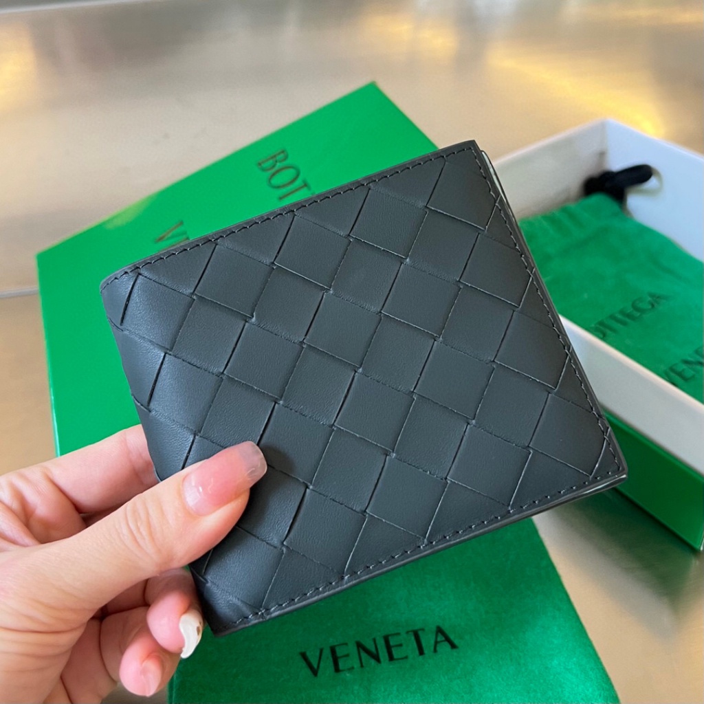 พรี-ราคา3700-bottega-veneta-605721-หนังวัว-กระเป๋าสตางค์-กระเป๋าเงิน-เหรียญ-กระเป๋า-บัตร11-5x9-5cm