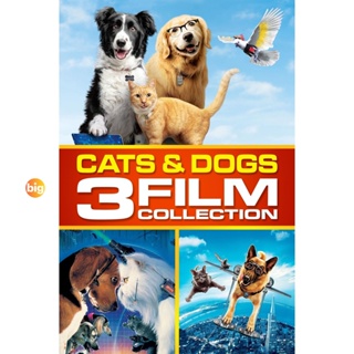 แผ่น Bluray หนังใหม่ CATS and DOGS แคทส์ แอนด์ ด็อกส์ สงครามพยัคฆ์ร้ายขนปุย ภาค 1-3 Bluray Master เสียงไทย (เสียง ไทย/อั