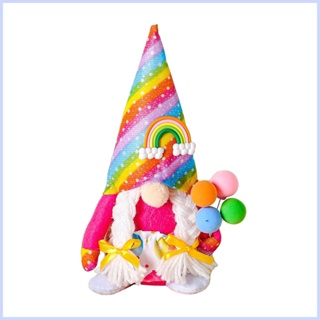 Lgbtq ตุ๊กตาโนม สแกนดิเนเวียน Tomte Nisse Elf Pride สีรุ้ง สไตล์นอร์ดิก สําหรับตกแต่งวันเกิด