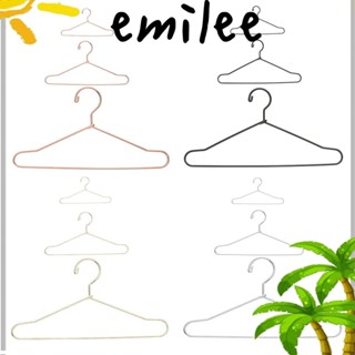 Emilee ไม้แขวนเสื้อ ขนาดเล็ก 1/6 หลากสี อุปกรณ์เสริม สําหรับตุ๊กตา 10 ชิ้น