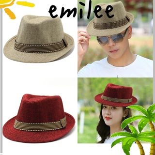 EMILEE Sunhat หมวกคาวบอย กันแดด ป้องกันรังสียูวี สไตล์คาวบอย ลําลอง เหมาะกับฤดูร้อน ชายหาด