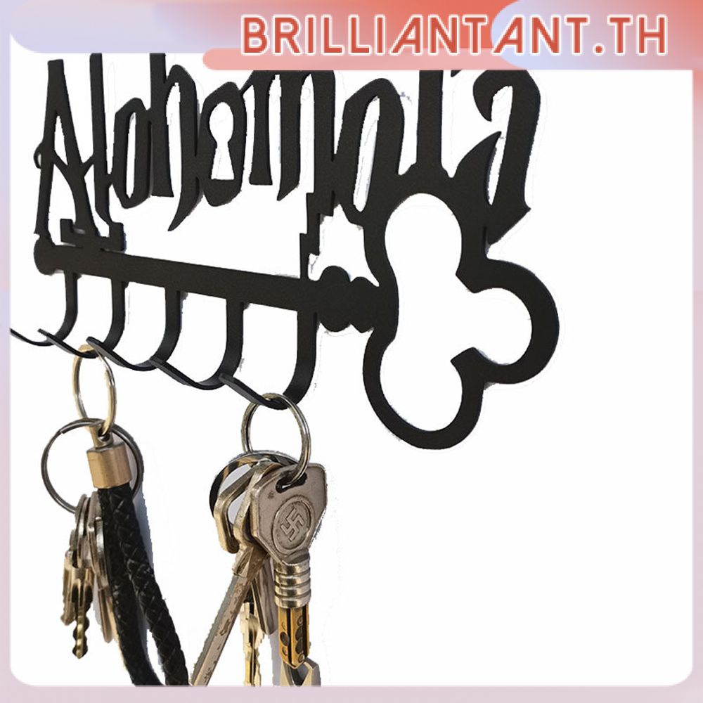 ฮาโลวีน-creative-metal-row-hook-key-hook-hanger-wall-decoration-wall-hanging