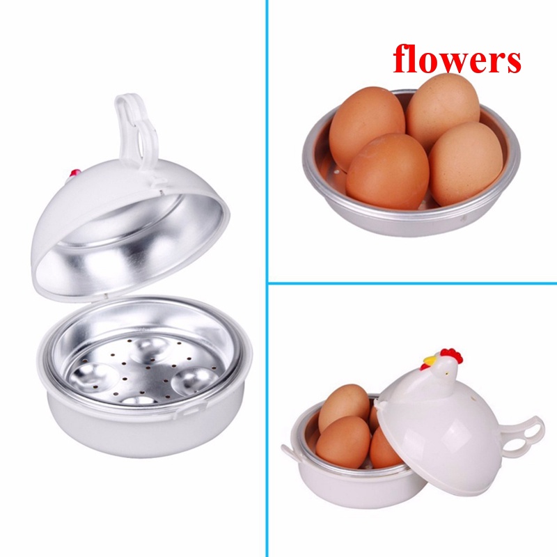 flowers-หม้อนึ่งไข่ไก่-สําหรับไมโครเวฟ