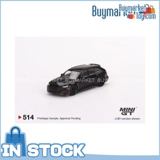 [Authentic] Mini GT #514 1:64 ABT Audi RS6 Johann Abt Signature Edition Black