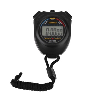 Stopwatch Handheld Digital LCD Sports Stopwatch Chronograph Counter Timer