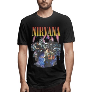 ร้อนขายในฤดูร้อน เสื้อยืด ลาย Nirvana Live In New York สําหรับผู้ชาย