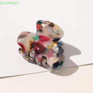 Damao กิ๊บติดผม ลายหินอ่อน ขนาดเล็ก เรียบง่าย สําหรับผู้หญิง