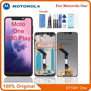 หน้าจอสัมผัส LCD 5.9 นิ้ว สําหรับ Motorola Moto One P30 Play One P30 Play XT1941-1 XT1941-3 XT1941