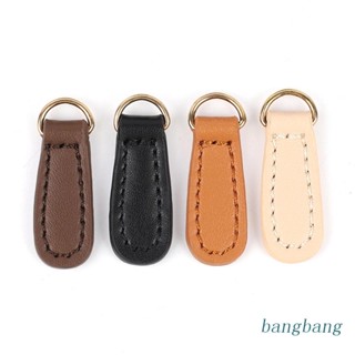 Bangb 1 ชิ้น ที่หนีบด้านข้างกระเป๋าเดินทาง หนัง PU หัวเข็มขัด สายคล้องกระเป๋า ตะขอแขวน DIY ซิปดึง แมนนวล กระเป๋าสตางค์ ทําอุปกรณ์เสริม