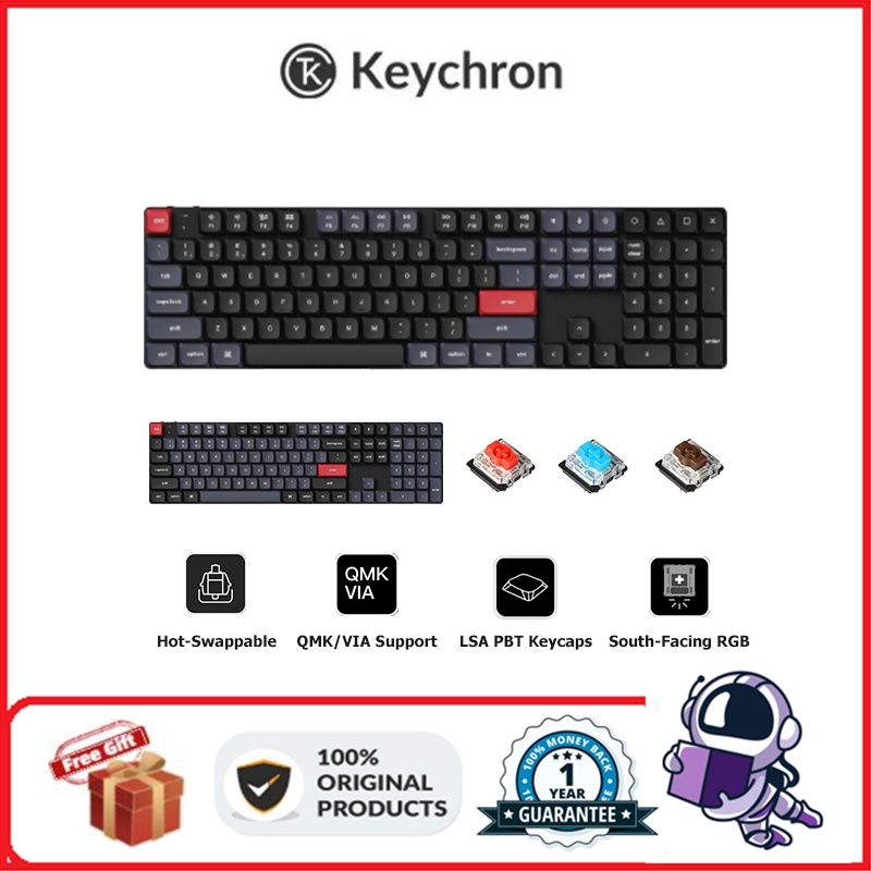 [in stock] Keychron K5 Pro QMK/VIA Wireless Custom Mechanical Keyboard ...