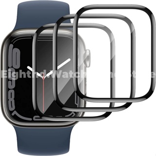 ฟิล์มกระจกนิรภัยกันรอยหน้าจอ 3D สําหรับ Smart Watches Series 8 Ultra Pro 7 6 SE 5 4 3 2 1 iWatch ขนาด 41 มม. 45 มม. 44 มม. 42 มม. 40 มม. 38 มม.