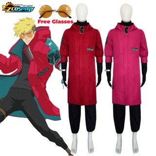 เสื้อแจ็กเก็ตคอสเพลย์ อนิเมะ Trigun Vash The Stampede เหมาะกับเทศกาลฮาโลวีน สําหรับผู้ชาย และผู้ใหญ่