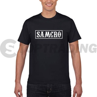 ขายดี เสื้อยืดลําลอง แขนสั้น คอกลม พิมพ์ลาย Samcro Sons Of Anarchy Motorcycle Sport CS-325 ICpjog25DOjleb69 สําหรับผู้ชา