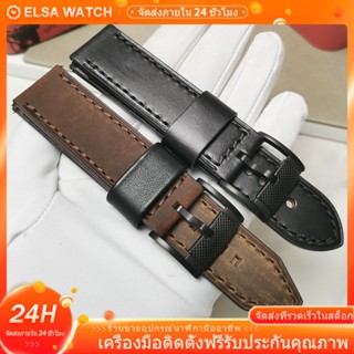 Fossil สายนาฬิกาข้อมือ หนังแท้ 22 มม. 24 มม. ถอดง่าย อุปกรณ์เสริม สําหรับนาฬิกาข้อมือ FS4656 FS4682 FS5586