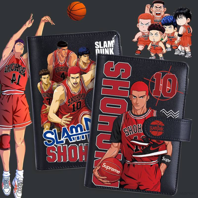 Hq2 สมุดโน้ตไดอารี่ แม่เหล็ก ลายการ์ตูน Slam Dunk Note Shohoku เครื่อง ...