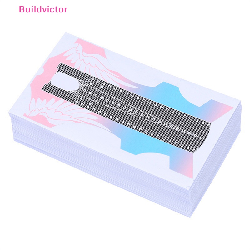 buildvictor-สติกเกอร์ต่อเล็บอะคริลิค-เจล-uv-แบบมืออาชีพ-100-ชิ้น