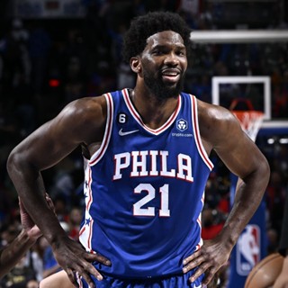 พร้อมส่ง เสื้อกีฬาบาสเก็ตบอล ลายทีม Philadelphia NBA No.21 76ers Jersey Joel Embiid สําหรับผู้ชาย