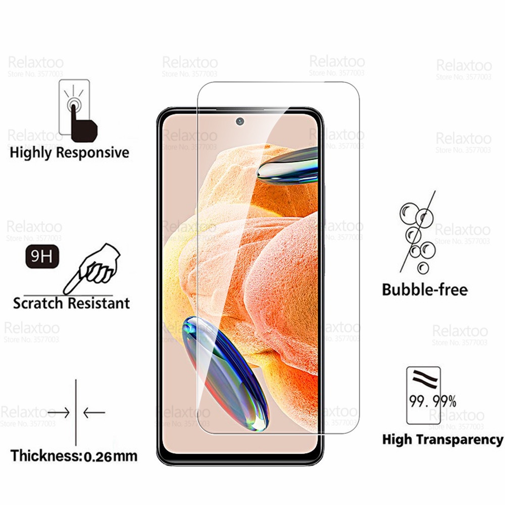 ฟิล์มกระจกนิรภัยกันรอยหน้าจอ-สําหรับ-xiaomi-redmi-note-12-pro-4g-1-4-ชิ้น-readmi-radmi-note12-12pro-12s