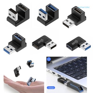 Btm อะแดปเตอร์ขยาย USB 3.0 ตัวผู้ เป็นตัวเมีย 90 องศา