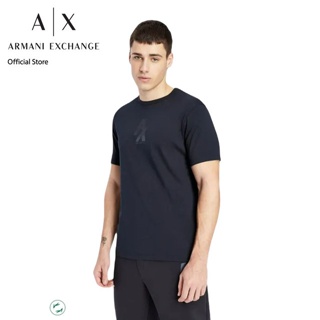 AX Armani Exchange เสื้อยืดผู้ชาย รุ่น 6LZTHCZJ8EZ1510 สี Navy