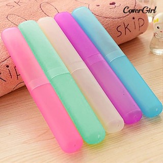 Covergirlrx กล่องเก็บแปรงสีฟัน แบบพกพา สําหรับเดินป่า ตั้งแคมป์