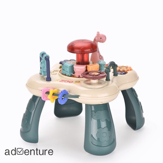 Adven ของเล่นกลองไฟฟ้าตั้งโต๊ะ รูปสัตว์ ขนาดเล็ก อเนกประสงค์