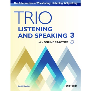 Bundanjai (หนังสือ) Trio Listening and Speaking 3 : Students Book +Online Practice (P)