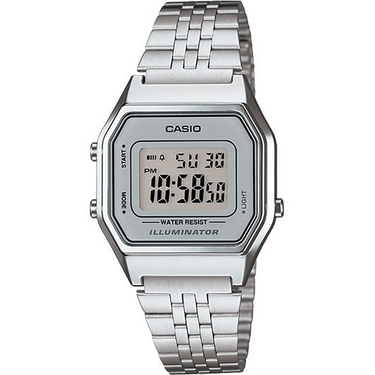 ภาพหน้าปกสินค้าCASIO นาฬิกาข้อมือ CASIO รุ่น LA680WA-7DF วัสดุสเตนเลสสตีล สีเงิน จากร้าน casioth บน Shopee