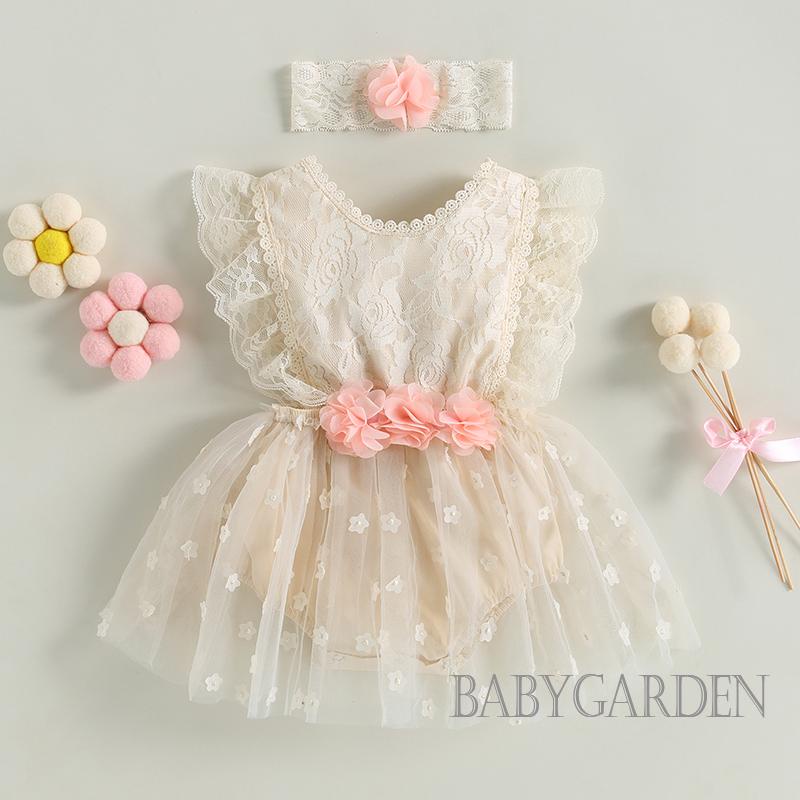 babygarden-0-24-เดือน-ชุดรอมเปอร์-แขนกุด-ลูกไม้-เปิดหลัง-พร้อมที่คาดผม-สําหรับเด็กผู้หญิง