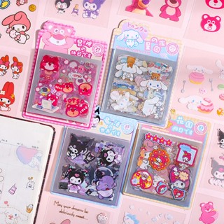 SANRIO สติกเกอร์ กันน้ํา ลายซานริโอ้ สําหรับตกแต่งสมุดภาพ 100 แผ่น