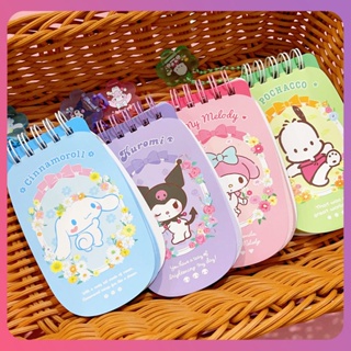 Creative Sanrio Mini Notebook Kawaii Kulomi Pochacco Cinnamoroll Portable Mini Coil Book Merlot Super Cute Notebook For Student Gift Home Tools [COD]