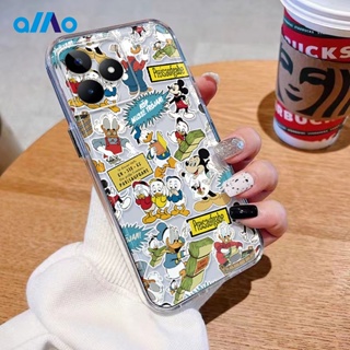 เคสโทรศัพท์มือถือแบบนิ่ม ใส ลายการ์ตูนมิกกี้เมาส์อวกาศ สําหรับ Realme 10 Pro+ 9 Pro + 8i 5 5i 6i 7i C3 C2 C17 C11 C15 C12 C20 C21y C25 C30 C31 C33 C35 C55 C53 Narzo 50a 50i