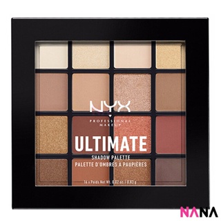 Nyx Ultimate พาเลตต์อายแชโดว์ 16 สี - 03 Warm Neturals