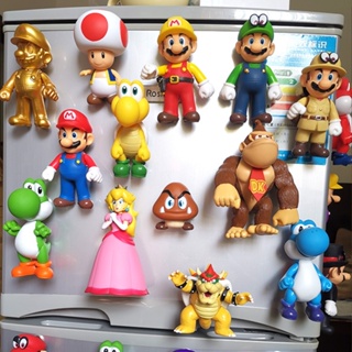 แม่เหล็กติดตู้เย็น ลายการ์ตูนซูเปอร์มาริโอ้ Luigi Mario Nintendo Odyssey ขนาดใหญ่ ของขวัญวันเกิด สําหรับเด็ก แม่เหล็กติดตู้เย็นน่ารัก ของที่ระลึก