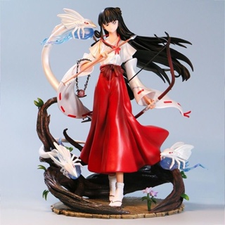 [New product in stock] Anime wholesale Inuyasha GK fire Phoenix Platycodon grandiflorum standing scene hand-made boxed model decoration statue J4OS