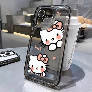 เคสโทรศัพท์มือถือ แบบนิ่ม ลาย Hello Kitty สําหรับ Apple Iphone 13 14pro 11 12 7