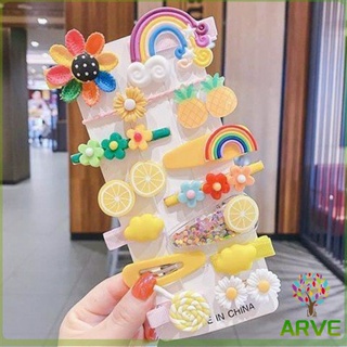 กิ๊ฟน่ารัก กิ๊ฟสไตล์เกาหลี กิ๊ฟเซ็ท14 ชิ้น  กิ๊บสีลูกกวาด Childrens hairpin