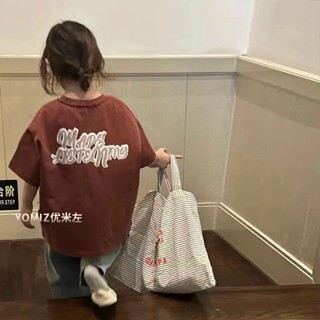 พร้อมส่ง ขายดี เสื้อยืดแขนสั้นลําลอง ทรงหลวม สไตล์เกาหลี ญี่ปุ่น ฮ่องกง ย้อนยุค เหมาะกับฤดูใบไม้ผลิ ฤดูร้อน สําหรับเด็กผู้หญิง 2023