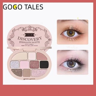 Gogo TALES พาเลตต์อายแชโดว์ เนื้อแมตต์ สีน้ําตาลนม