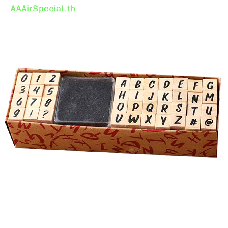 aaairspecial-แสตมป์ตัวอักษร-ตัวเลข-40-ชิ้น-สําหรับสมุดภาพ-diy-th