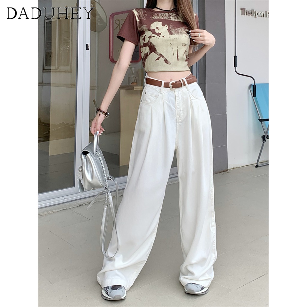 daduhey-korean-style-wide-leg-loose-sliding-wide-leg-jeans-womens-summer-niche-high-waist-dropping-mop-pants