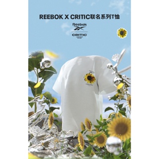 Reebok Reebok เสื้อยืดคอกลม แขนสั้น ใส่สบาย สไตล์คลาสสิก สําหรับผู้ชาย และผู้หญิง 2023