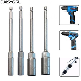 【DAISYG】Socket Wrench Adapter Chrome Vanadium Steel Hexagon Nut Electric Screwdrivers