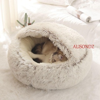 Alisondz ที่นอนสัตว์เลี้ยง สุนัข แมว ขนาดเล็ก กลาง นุ่ม ถุงนอนในร่ม อุปกรณ์ฤดูหนาว สําหรับลูกสุนัข แมว