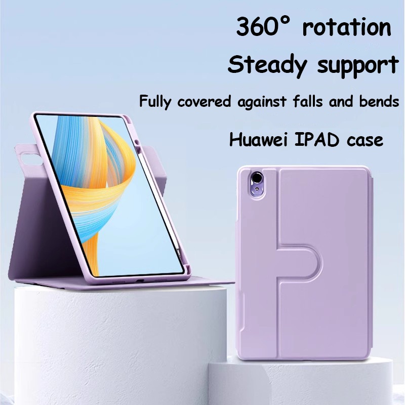 360-เคสแท็บเล็ตอะคริลิค-หมุนได้-พร้อมขาตั้ง-และช่องใส่ดินสอ-สําหรับ-huawei-matepad-11-5-2023-air-11-5-11-2023-2021-pro-11-pro-10-8-10-4-2022-se-10-4-t10s-t10-se-10-1