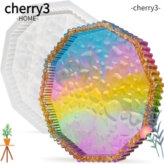 Cherry3 ถาดแม่พิมพ์ซิลิโคนเรซิ่น สีขาว 19.3*18.4*2.6 ซม. สําหรับทําเครื่องประดับ DIY